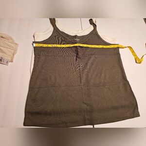 2 Old Navy Khaki Lace Accent Tank Top